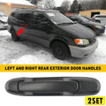 Set of 2 Door Outer Sliding Handles for Toyota Sienna (2011–2020) 35855