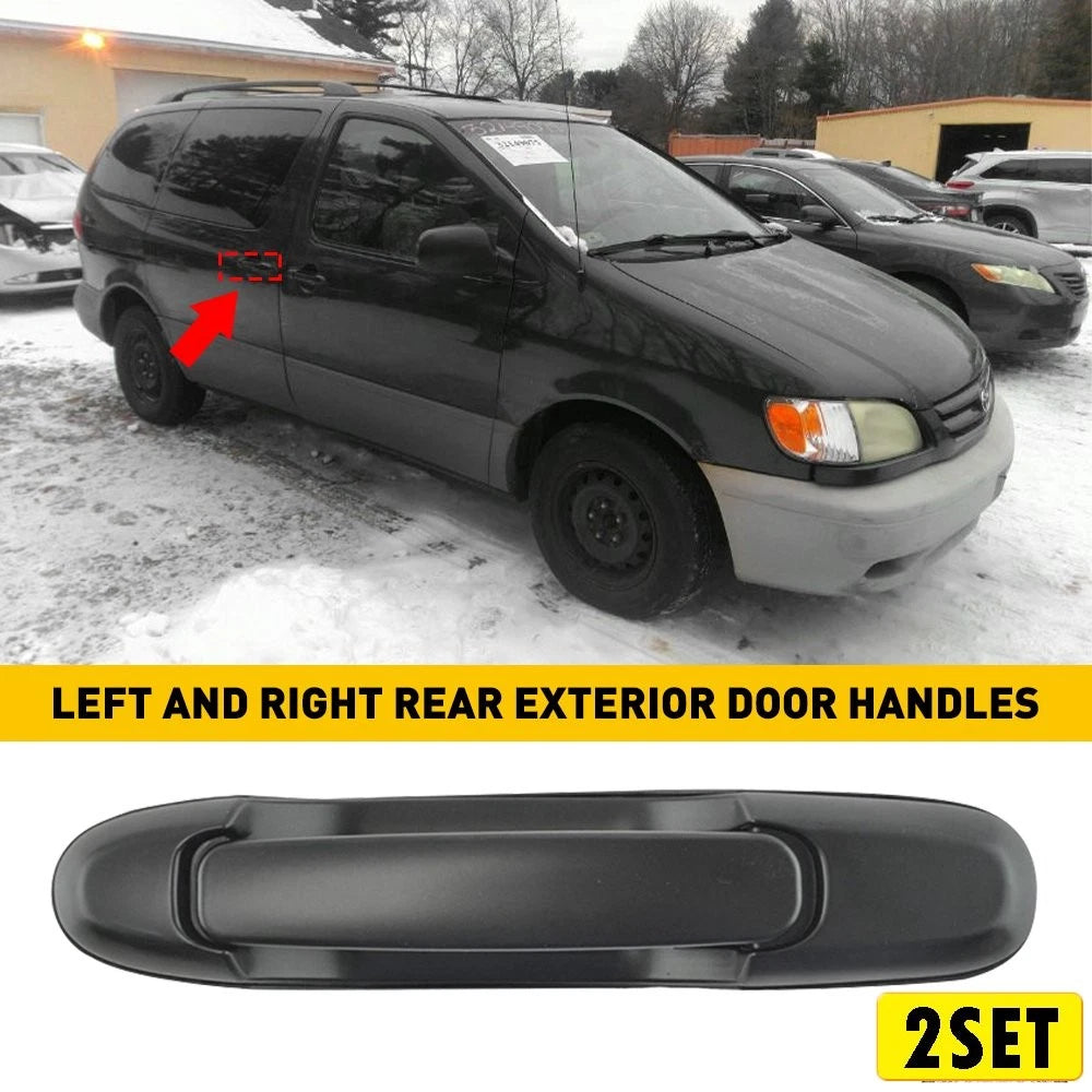 Set of 2 Door Outer Sliding Handles for Toyota Sienna (2011–2020) 35855