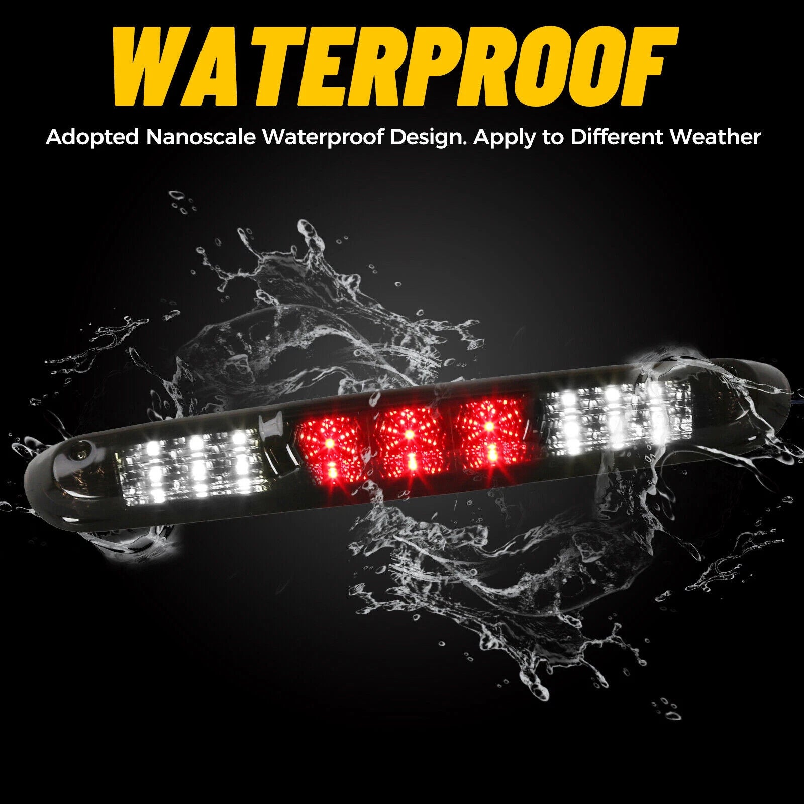 LED 3rd Brake Light for Chevy Silverado GMC Sierra 1500 2500HD 3500HD (2007–2014)