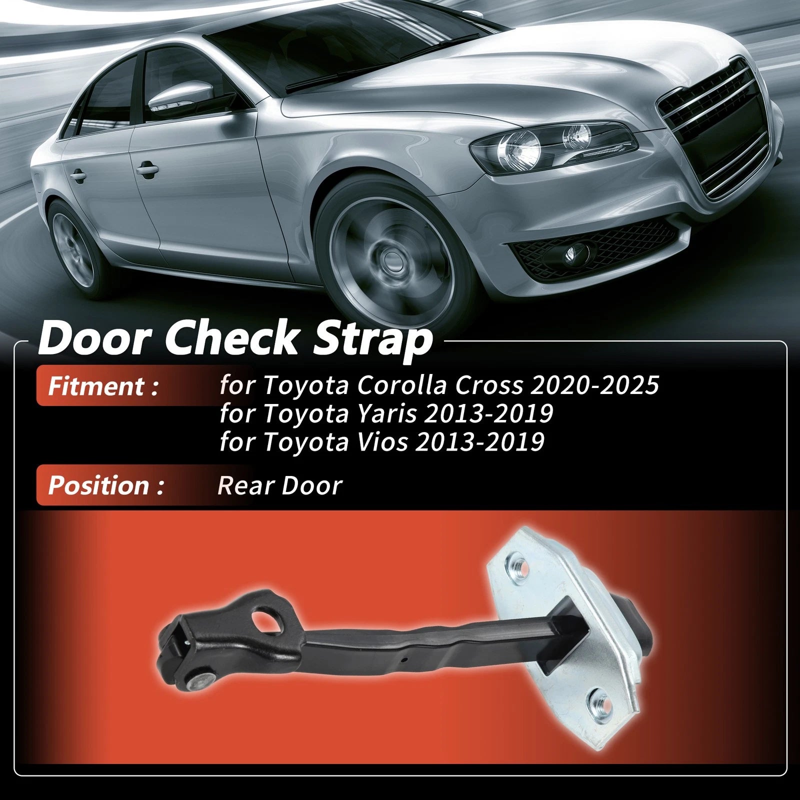 Rear Door Check Strap for Toyota Corolla Cross (2020–2025) No.686300A060
