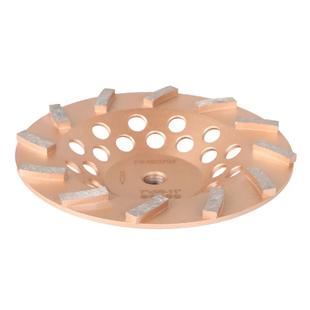 Set of 12 Turbo Grinding Wheels for Concrete and Masonry (7")