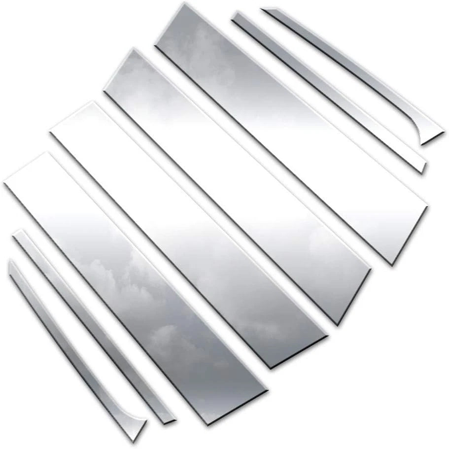 Polished Pillar Post Trim Set 8pc Luxury FX for Buick Encore GX (2020–2023)