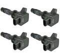 Set of 4 NGK COP Ignition Coils for Mazda 3 (2009–2015) 2.3 L4