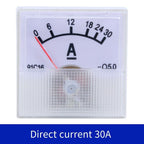 Analog DC Current Meter for Industrial Electrical Use (91C16)