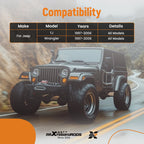 Front Sway Bar Stabilizer End Links for Jeep Wrangler TJ (1997–2006)