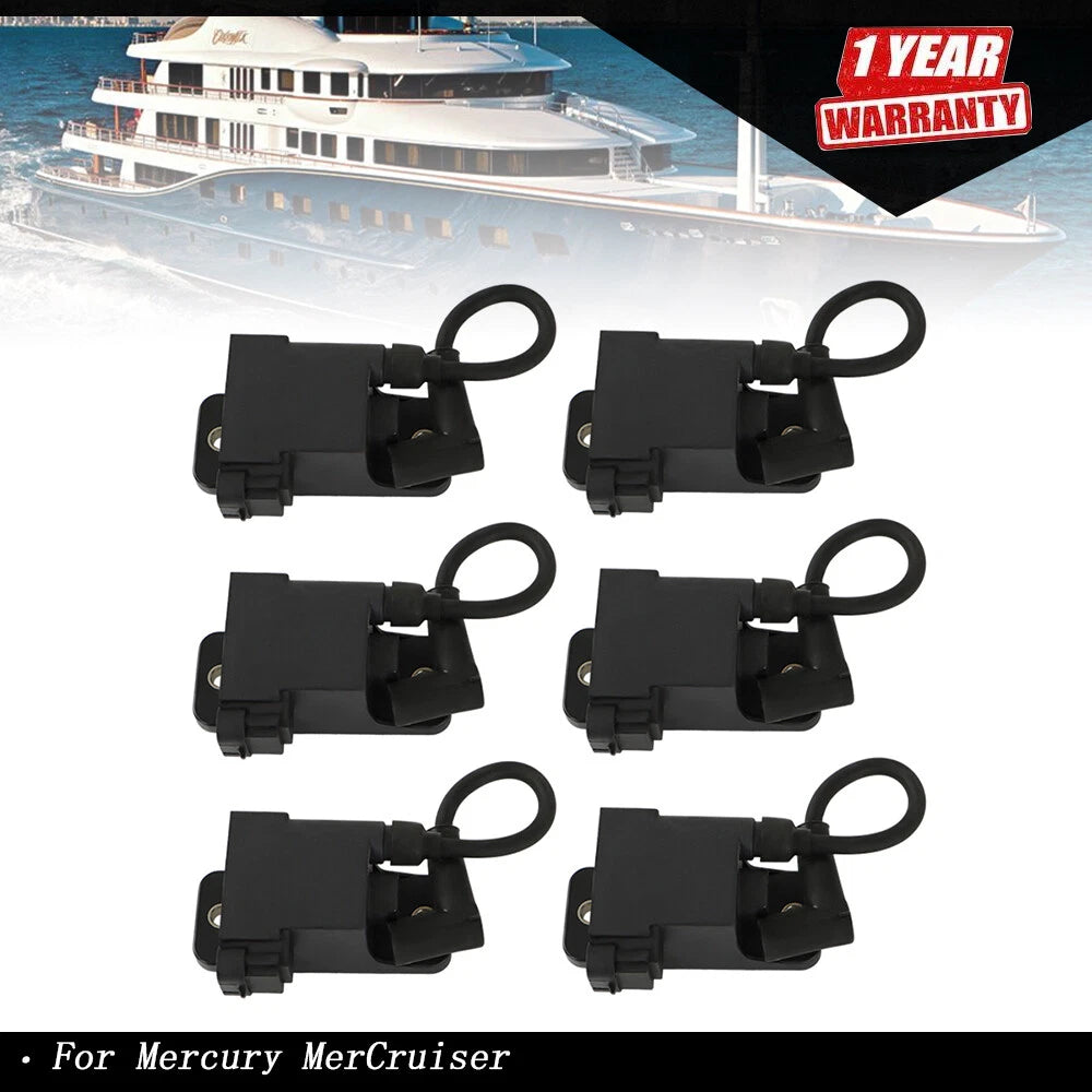 Set of 6 Ignition Coils for Mercury MerCruiser