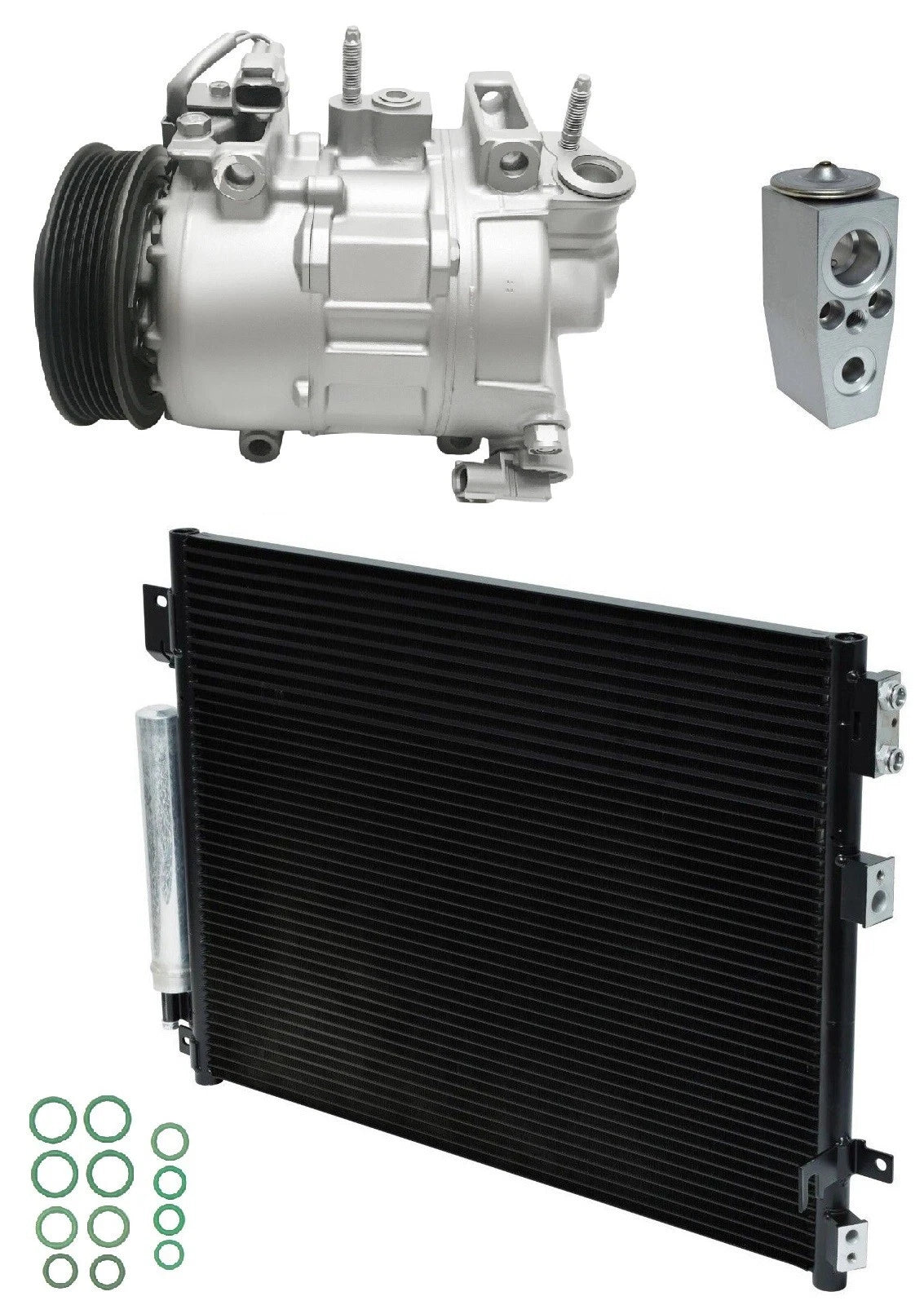 AC Compressor Kit With Condenser for Dodge Charger 3.6L (2014–2014)