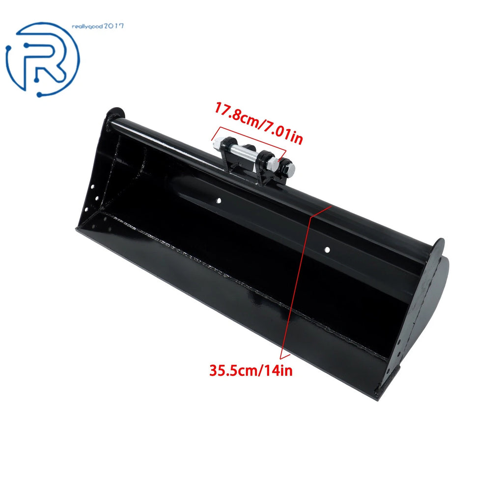 1000mm Flat Bucket Grading Attachment for Mini Excavators