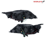 Set of 2 Headlights for Chevrolet Impala (2015–2020) Halogen Black Housing