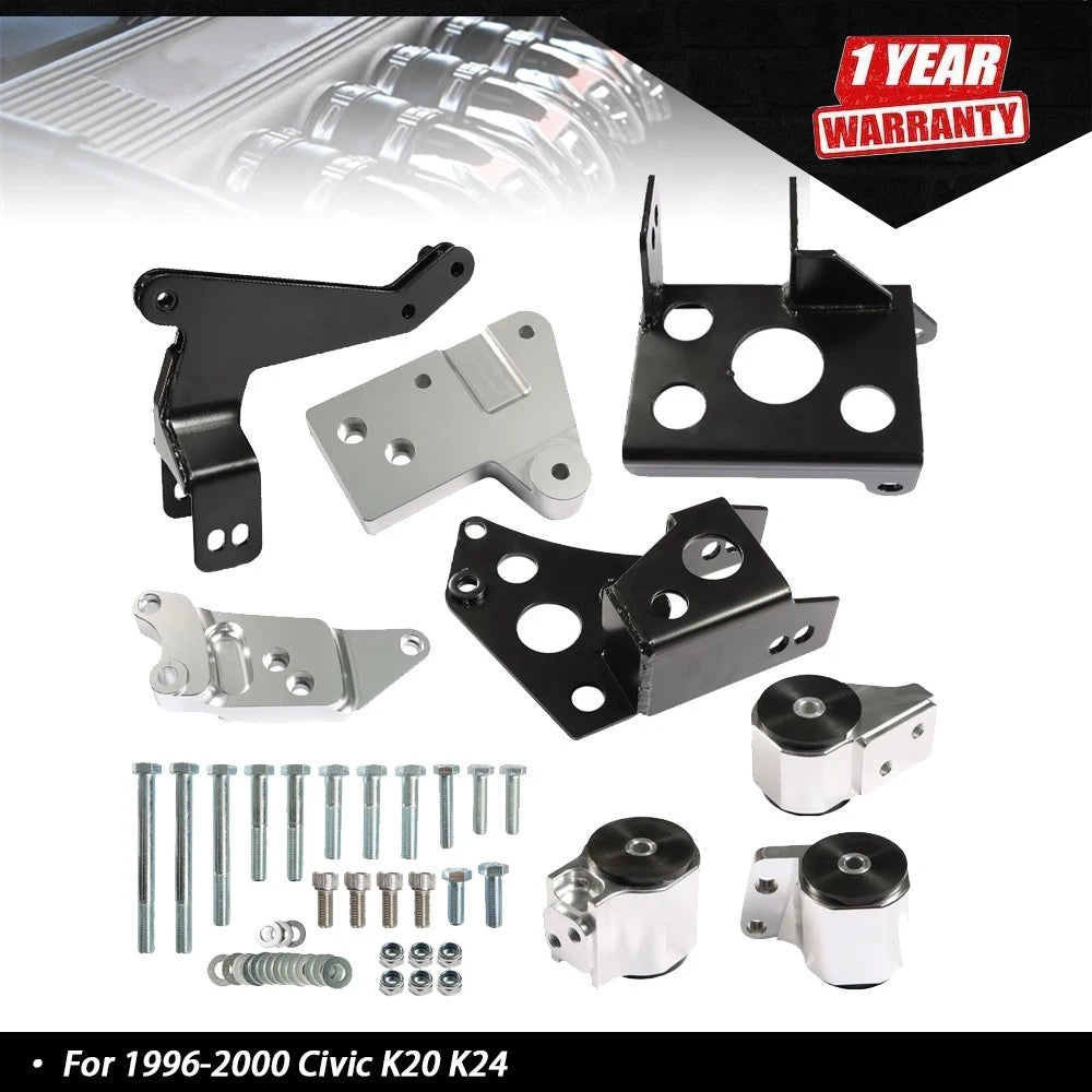 Engine Mount Bracket for Honda Civic K20 K24 K-Series (1996–2000)