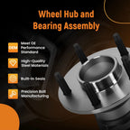Rear Wheel Hub & Bearing Assembly for Chevrolet Malibu/G6 (2004–2012)