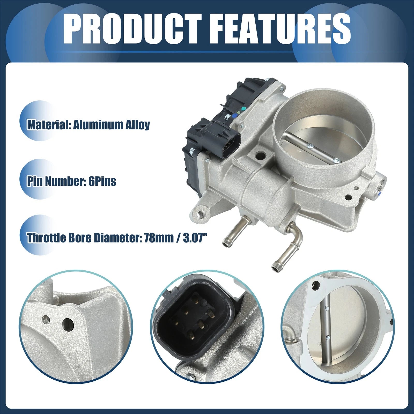Throttle Body Actuator No.35100-3C700 for Hyundai Santa Fe (2010–2012)