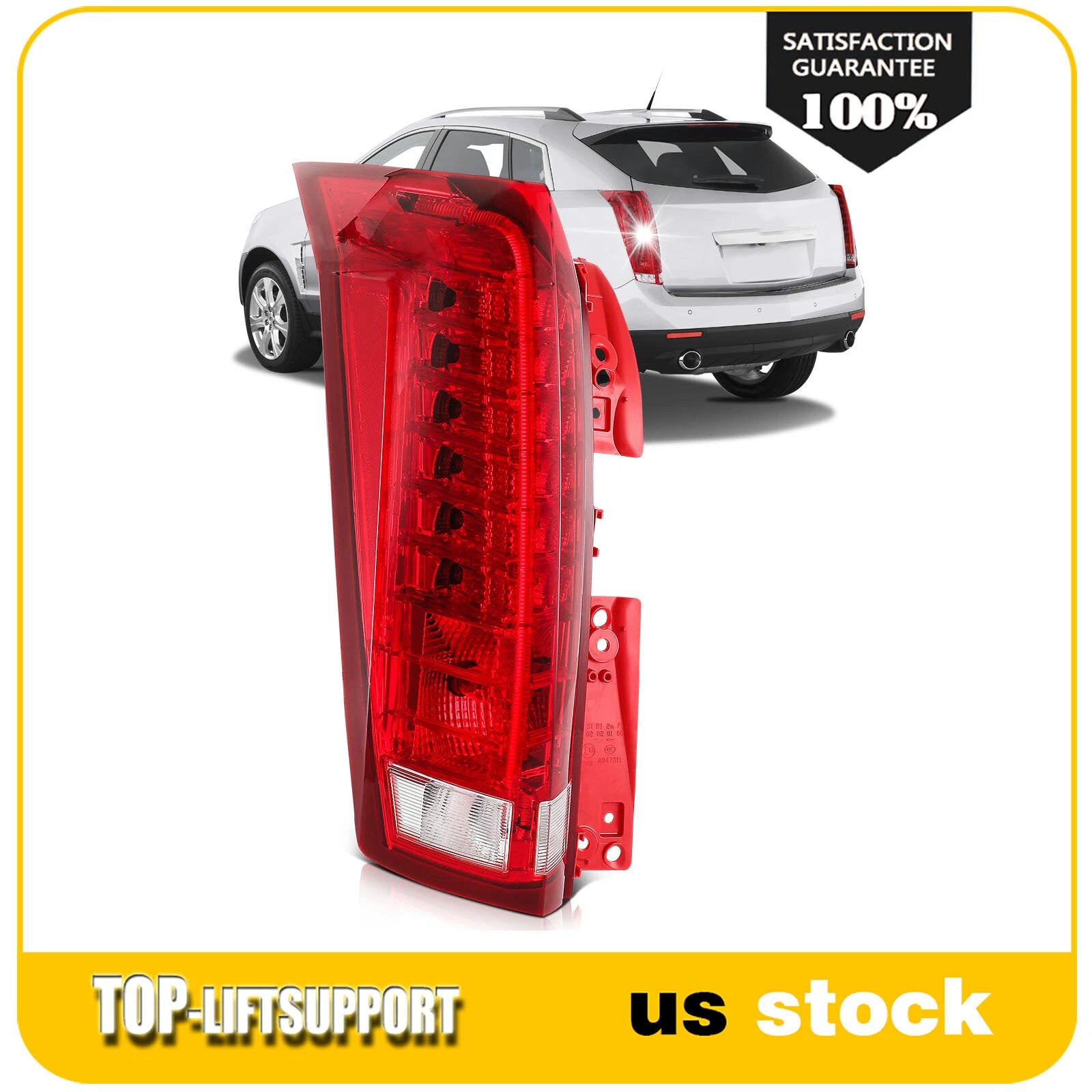 Left Taillight Assembly for Cadillac SRX (2010–2016) Red Lamp