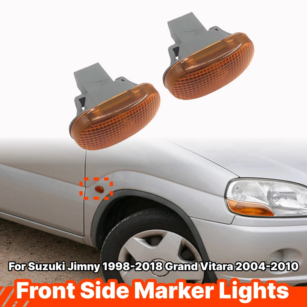 2X Front Side Marker Lights for Suzuki Jimny (1998–2018)
