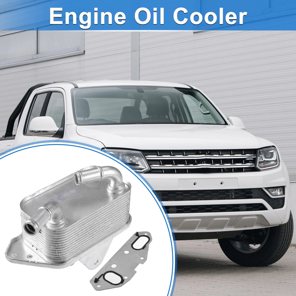 Engine Oil Cooler with Gasket for Volkswagen Touareg (2004–2010) 06E117021G