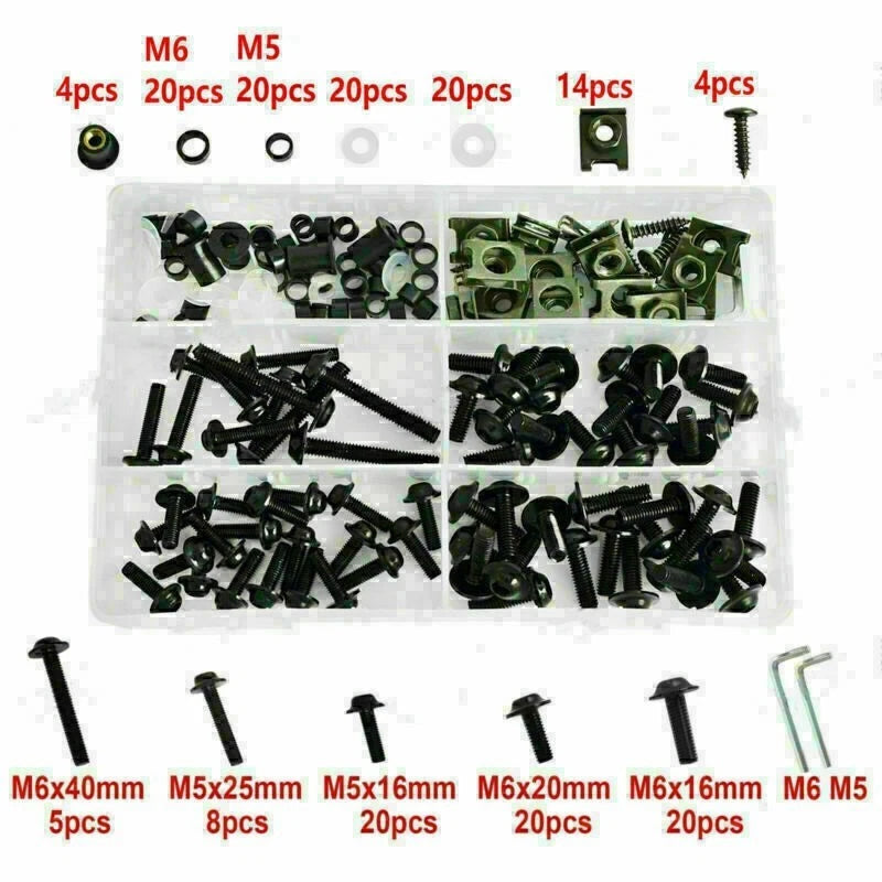 Fairing Fender Fastener Kit for Motorcycle (177X)