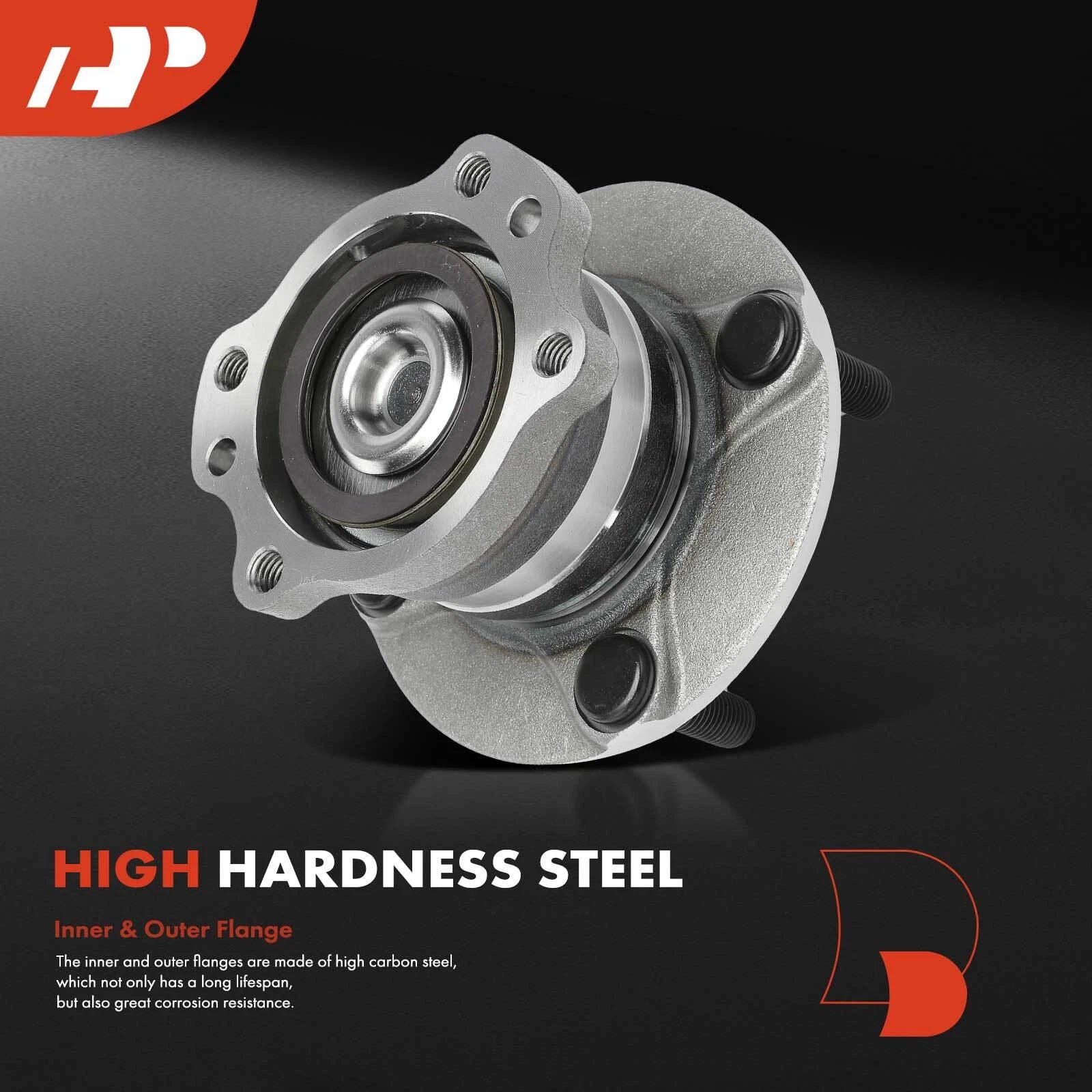 2X Rear Wheel Hub & Bearing Assembly for Ford Ecosport (2018–2021) FWD