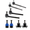 8PC Front Tie Rod Ends & Ball Joints Kit for C15/C1500 Pickup (1999–2006)