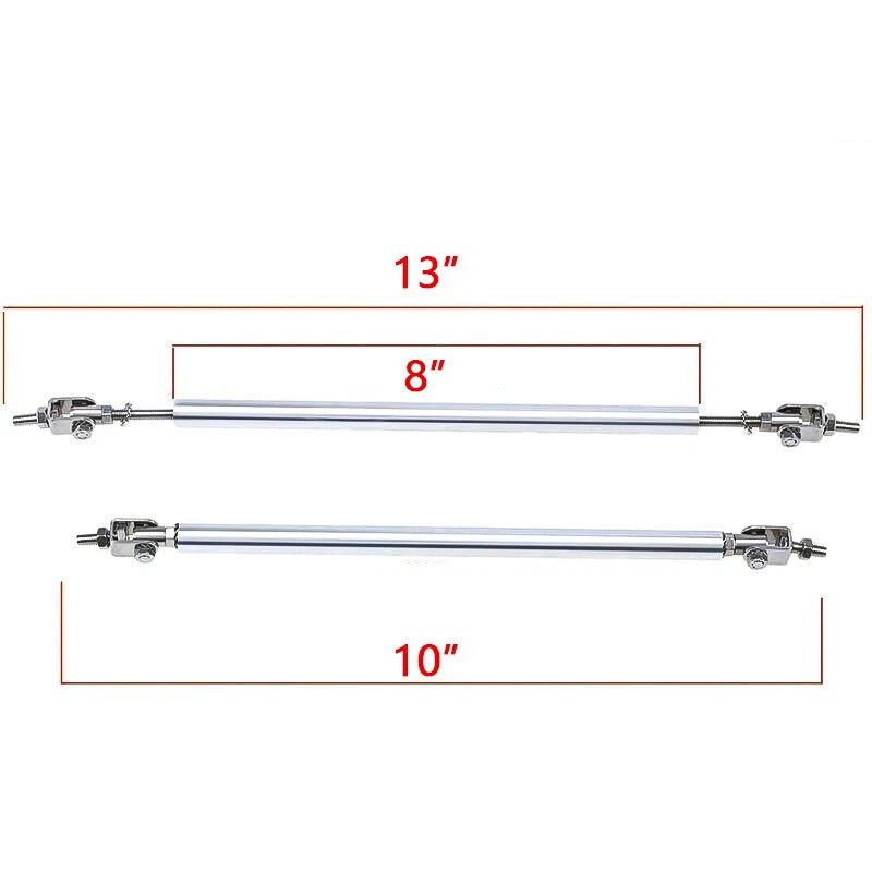 Adjustable Red Racing Bumper Bars for Honda Civic (2017-2021)