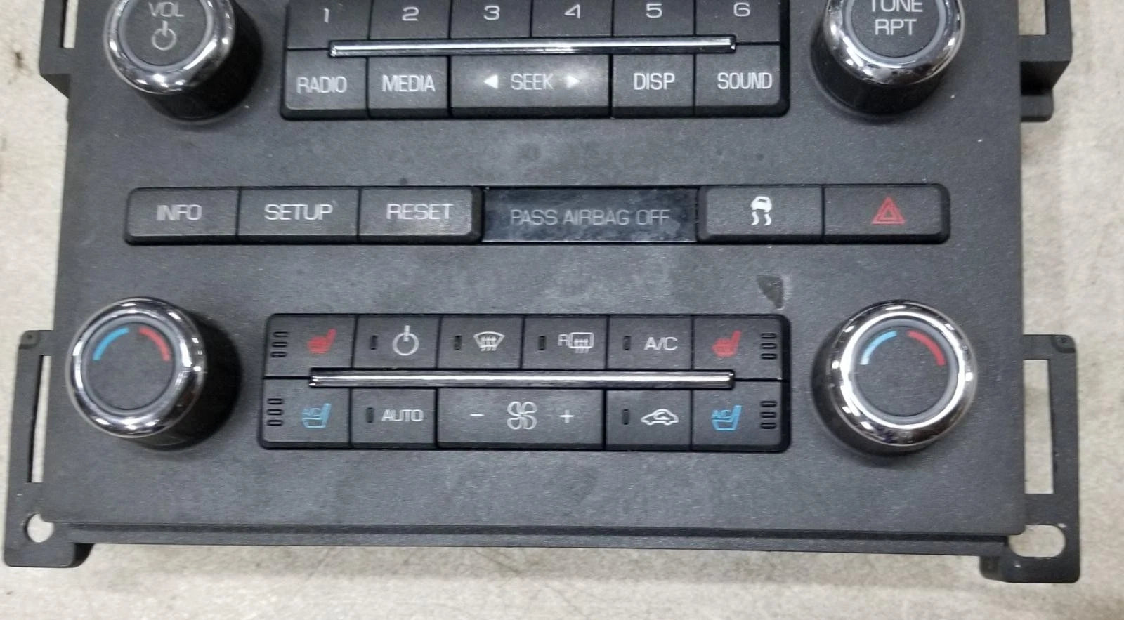 Radio Navigation GPS Control Panel for Lincoln MKS (2009–2012) 8A5T-18A802-DKW