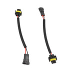 2 x Adapter Wiring Harness Plugs Prewired M/F H11 H8 H9