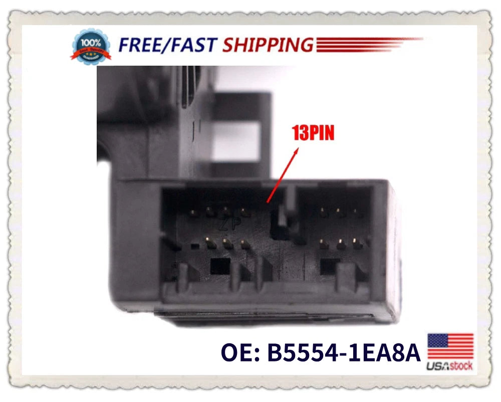Spiral Cable Clock Spring B5554-1EA8A for Nissan Murano 370Z (2009–2018)
