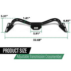 Adjustable Transmission Crossmember for Chevy GMC C10 2WD (1963–1987)