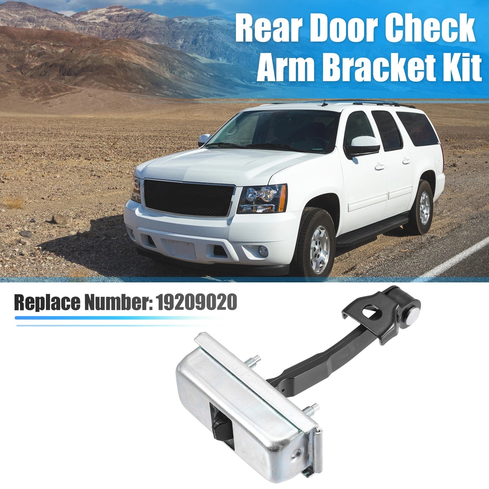 Door Check Stop Strapper Limiter for Chevy Silverado, GMC Sierra (2007–2018) 19209020