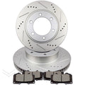 Front Brake Ceramic Pads and Rotors Kit for Toyota 4Runner, FJ Cruiser, Tacoma