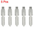 5pcs Flip Remote Folding Key Blank Blade for Mercedes Benz W140 W124 W126 (1980–1995)