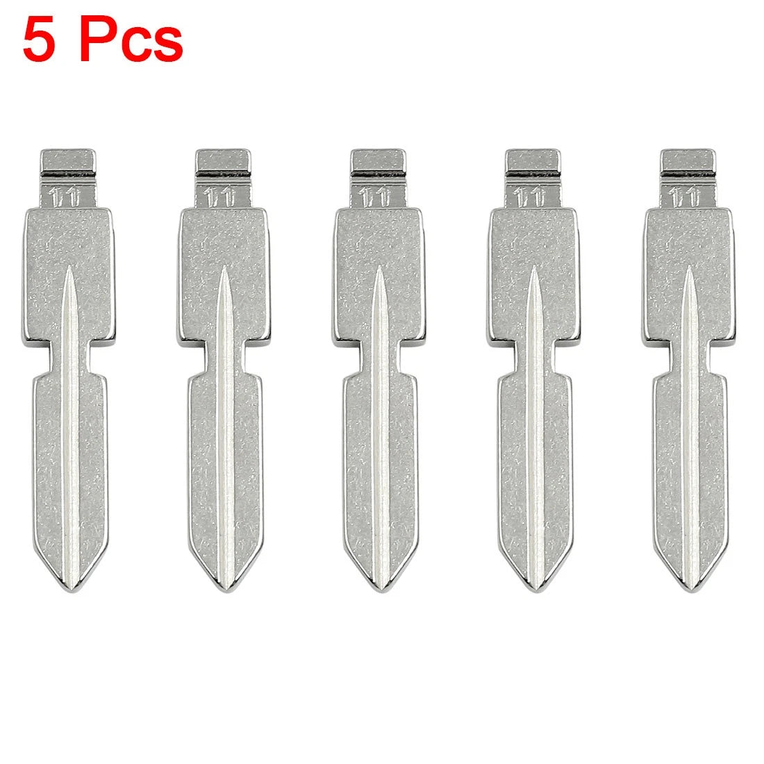 5pcs Flip Remote Folding Key Blank Blade for Mercedes Benz W140 W124 W126 (1980–1995)