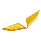Billet Gold Mirror Block Off Plates for Ducati Panigale V4/S/R V2 (2018–2024)