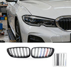 M-Style Gloss Black Tri-Color Grille for BMW 3 Series GT (2014–2016)