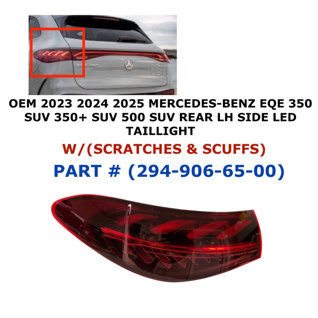 LED Taillight for Mercedes-Benz EQE 350 SUV (2023–2025)