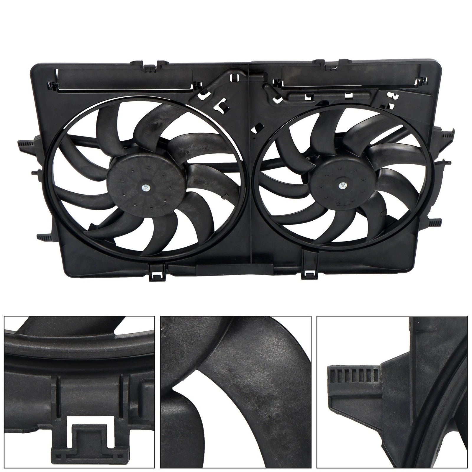 Dual Radiator Cooling Fan Assembly for Audi A5 Q3 A6 A4 Q5