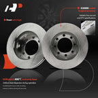 Front Disc Brake Rotors & Ceramic Pads for Ford F-250 Super Duty (2013–2021)