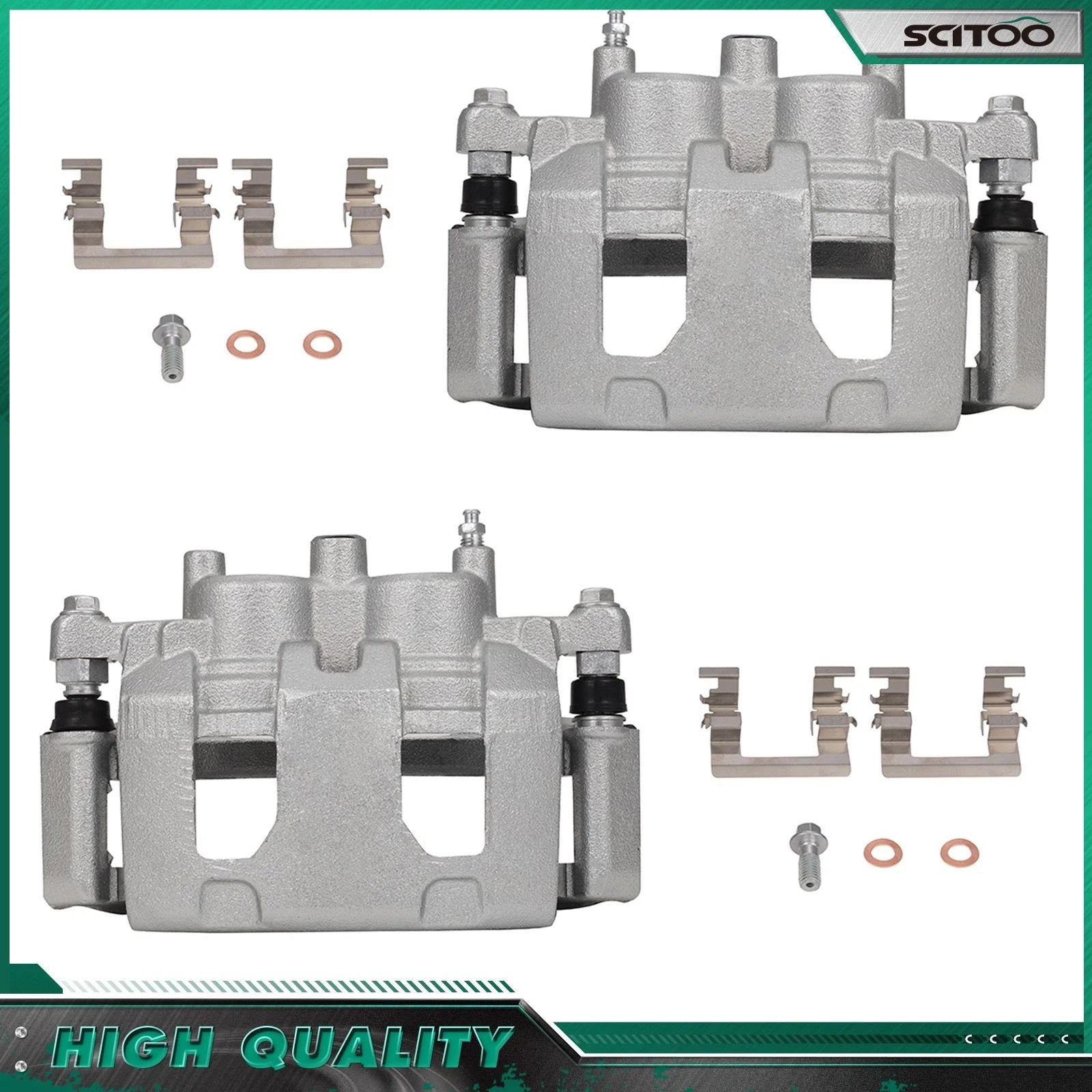 Front Brake Calipers w/ Bracket for Chevrolet Impala (2006–2013), Buick Lucerne (2006–2011)