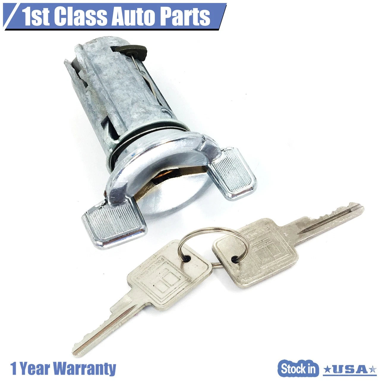 Ignition Lock Cylinder with Keys for Chevrolet Camaro (1969–1996)