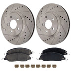 Front Brake Disc Rotors and Pads Kit for Ford Mustang (2011–2014)