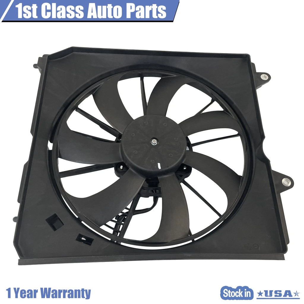 Left Auxiliary Radiator Cooling Fan Assembly for Acura TLX (2015–2020)