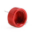 CNC Red Coolant Reservoir Cap for Ducati Hypermotard 821 939 950 SP (2013–2023)