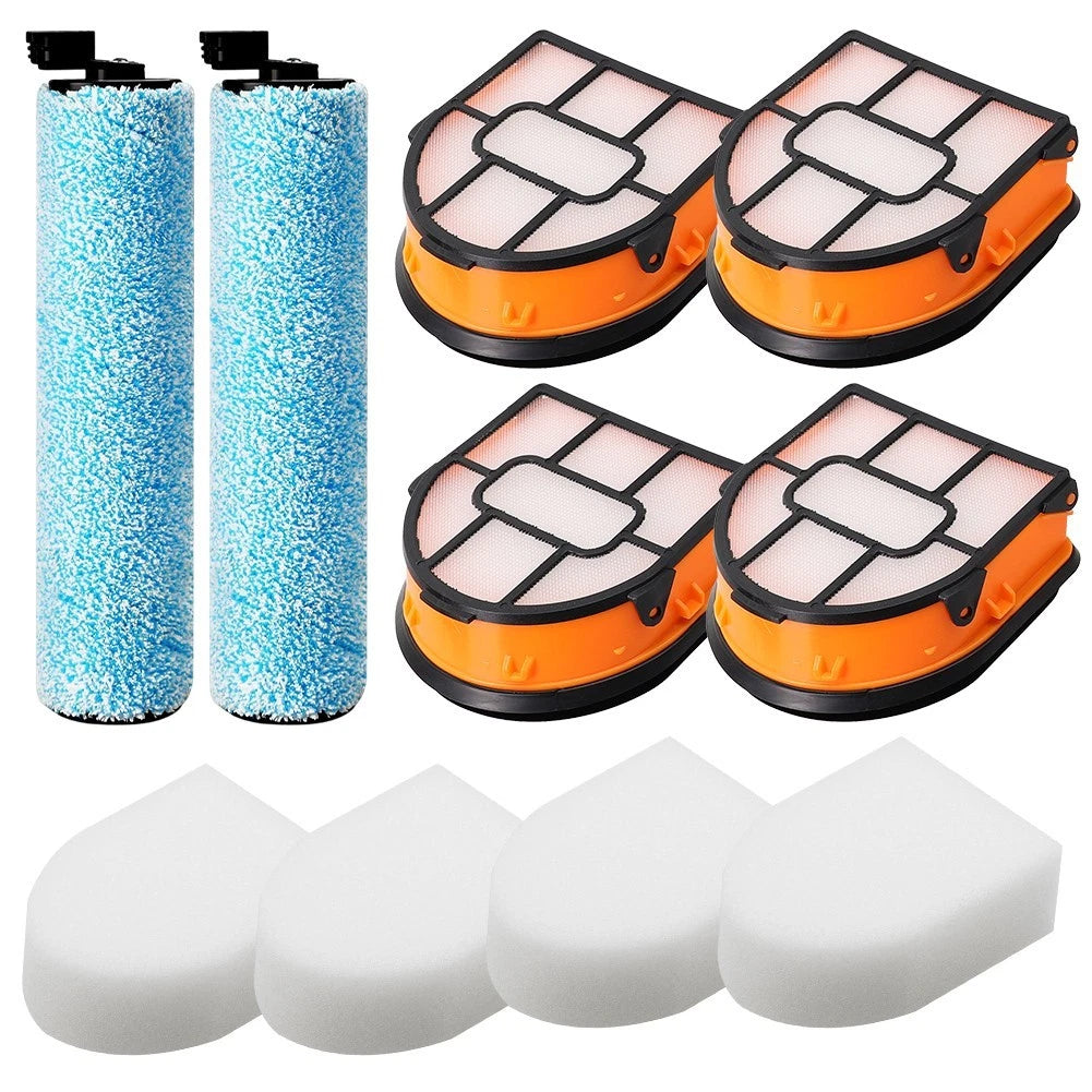 Set of 4 Brushrolls and Filters for Shark (Compatible)