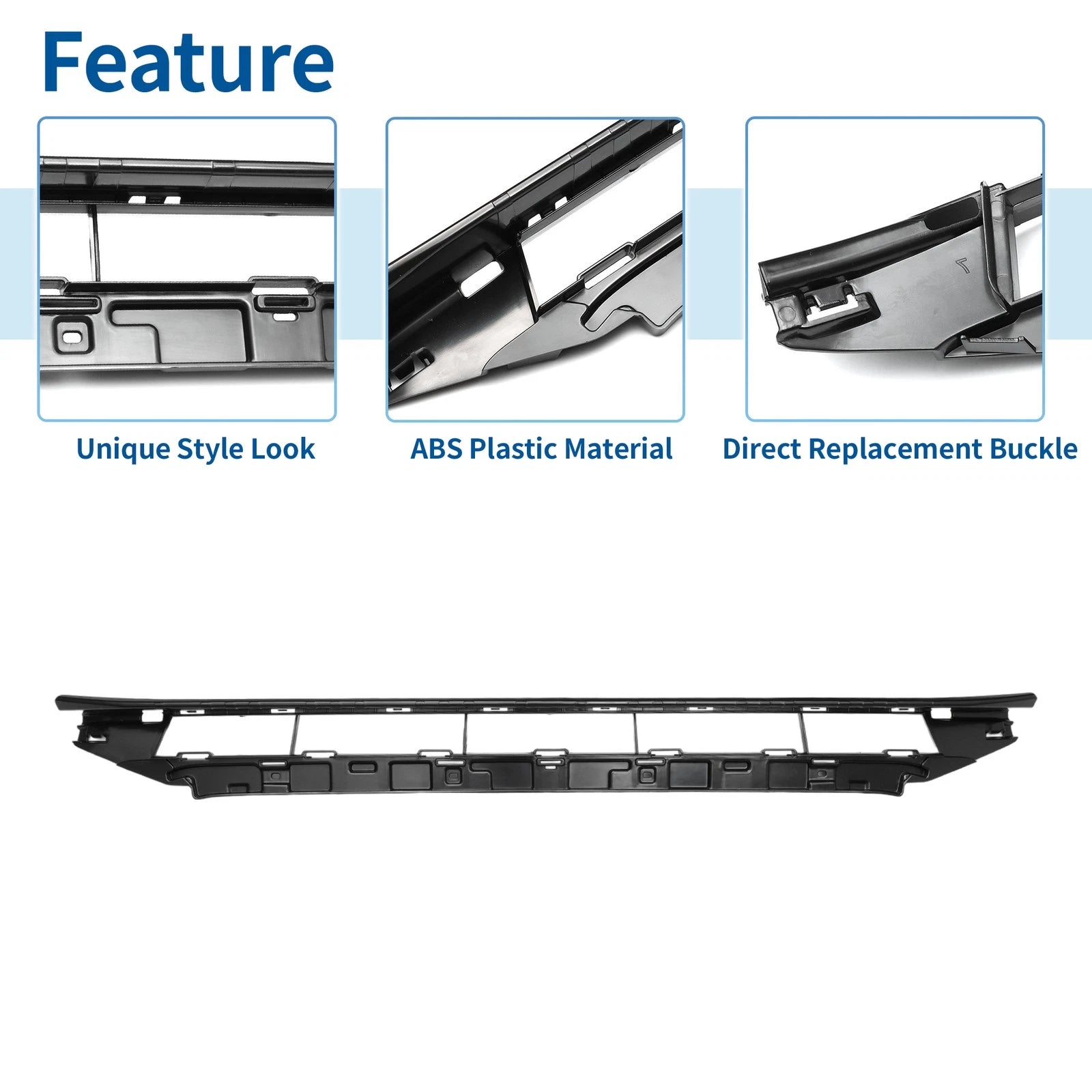 Front Lower Bumper Grille for Audi Q7 (2006–2015) No.4M0807647A Black