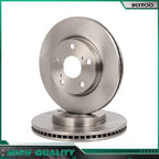 Front Brake Disc Rotors Vented for Lexus HS250H (2012–2018), Toyota Prius