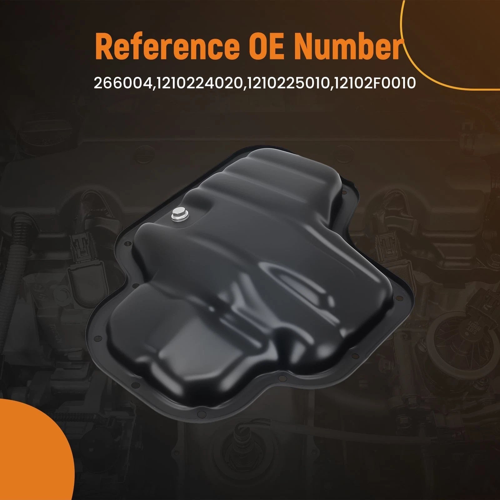 Engine Oil Pan for Toyota RAV4 Camry Highlander Crown (2019–2023) Steel