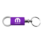 Purple Anodized Aluminum Valet Keychain - Officially Licensed for Mopar Vehicles