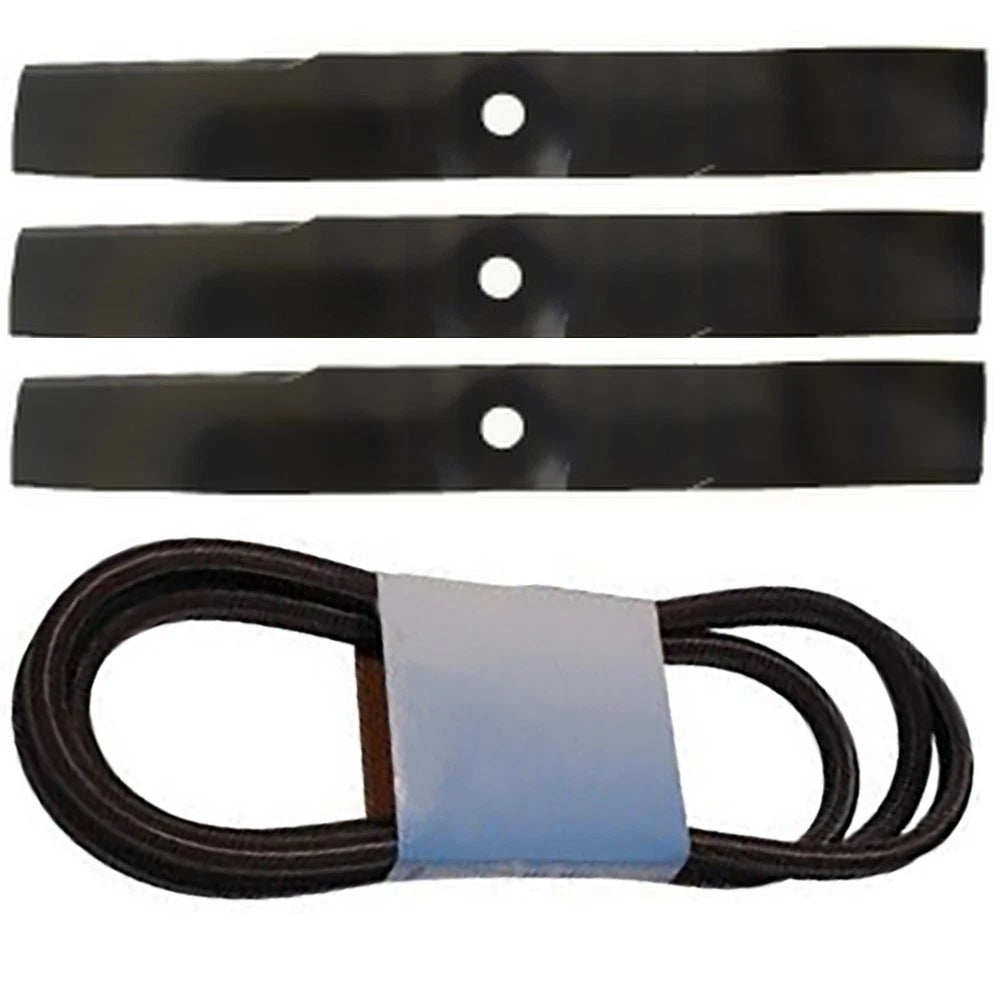Blade Belt Kit Combo Set for John Deere 425 445 455 (54" Deck)
