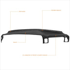 Molded Dash Cap Cover Overlay for Silverado/Sierra C/K-Series Tahoe Yukon (1999–2006)