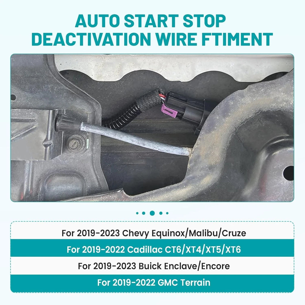 Auto Start Stop Disable Eliminator Cable for Cadillac XT5 XT4 CT6 XT6 (2019–2022)