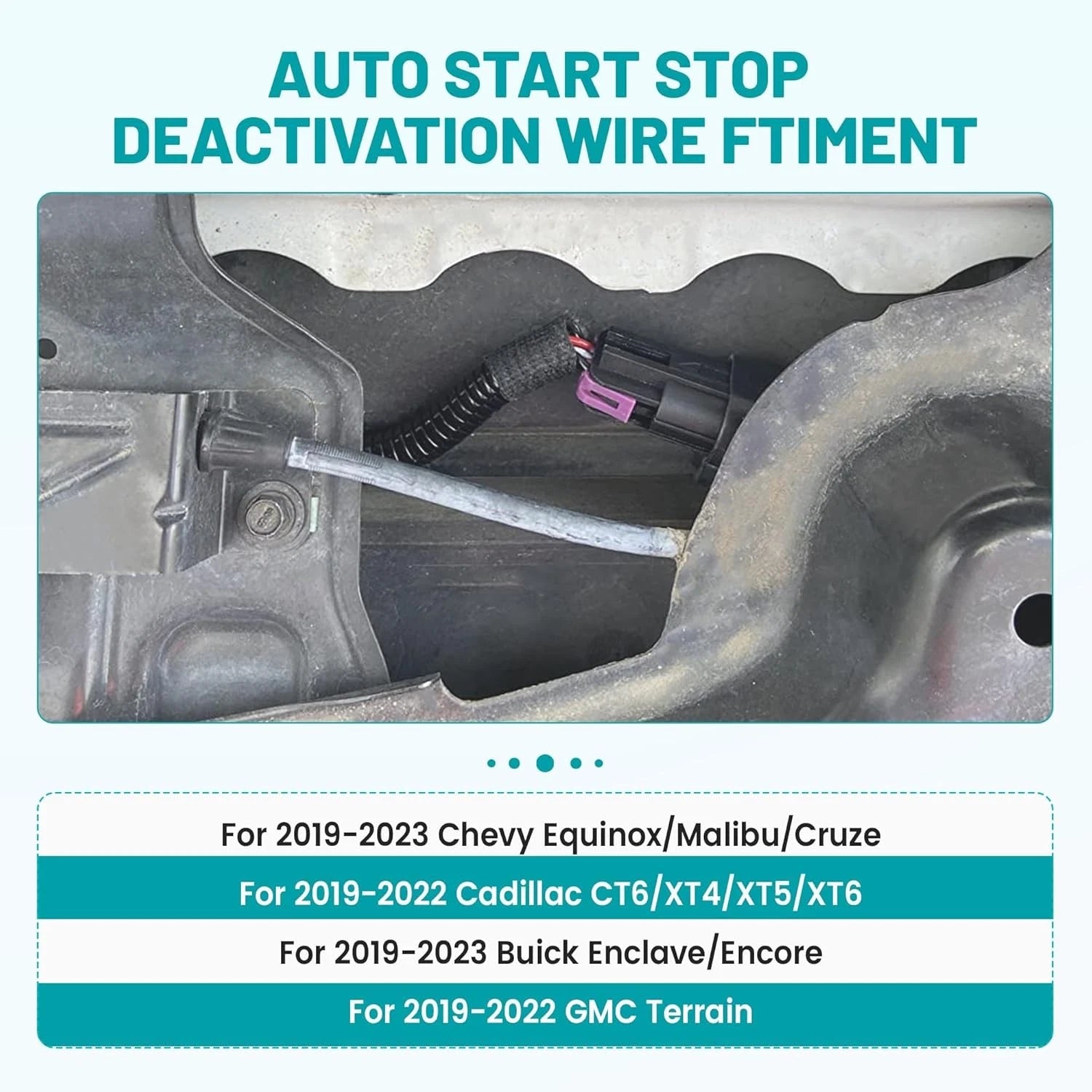 Auto Start Stop Disable Eliminator Cable for Cadillac XT5 XT4 CT6 XT6 (2019–2022)